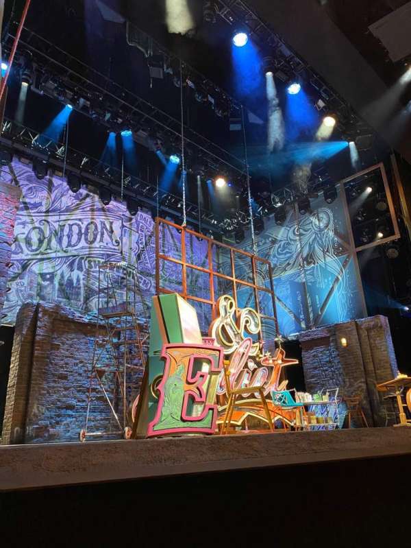 Stephen Sondheim Theatre, section: Orchestra R, row: B, seat: 5