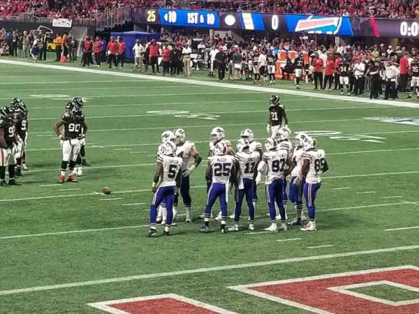 Mercedes-Benz Stadium, section: 121, row: 10, seat: 5