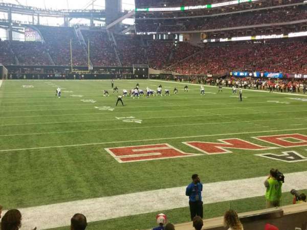 Mercedes-Benz Stadium, section: 121, row: 10, seat: 5