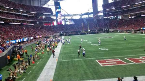 Mercedes-Benz Stadium, section: 121, row: 10, seat: 5