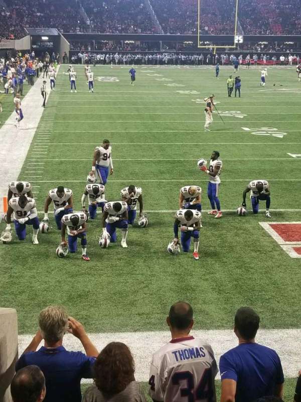 Mercedes-Benz Stadium, section: 121, row: 10, seat: 5
