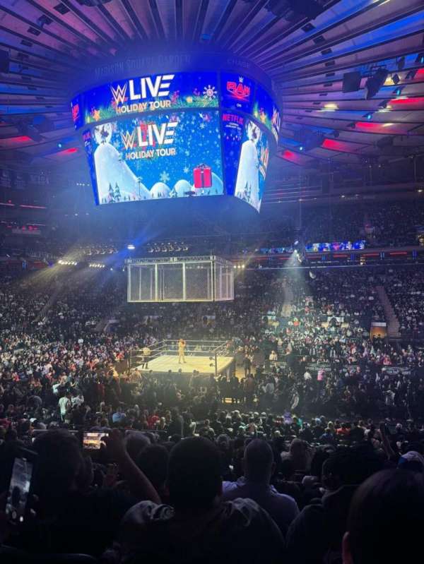 Madison Square Garden, section: 108, row: 14, seat: 7