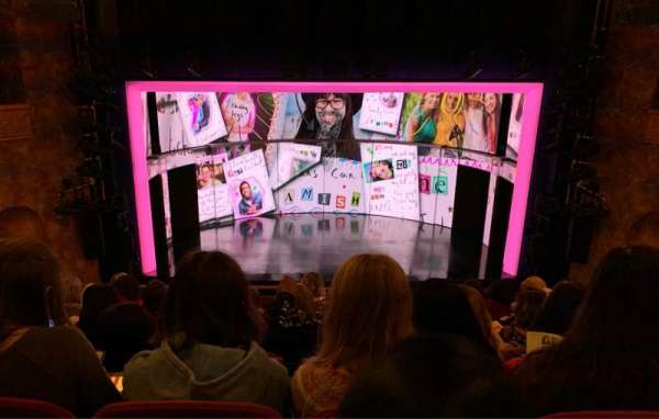 August Wilson Theatre, section: Mezzanine C, row: H, seat: 108-109