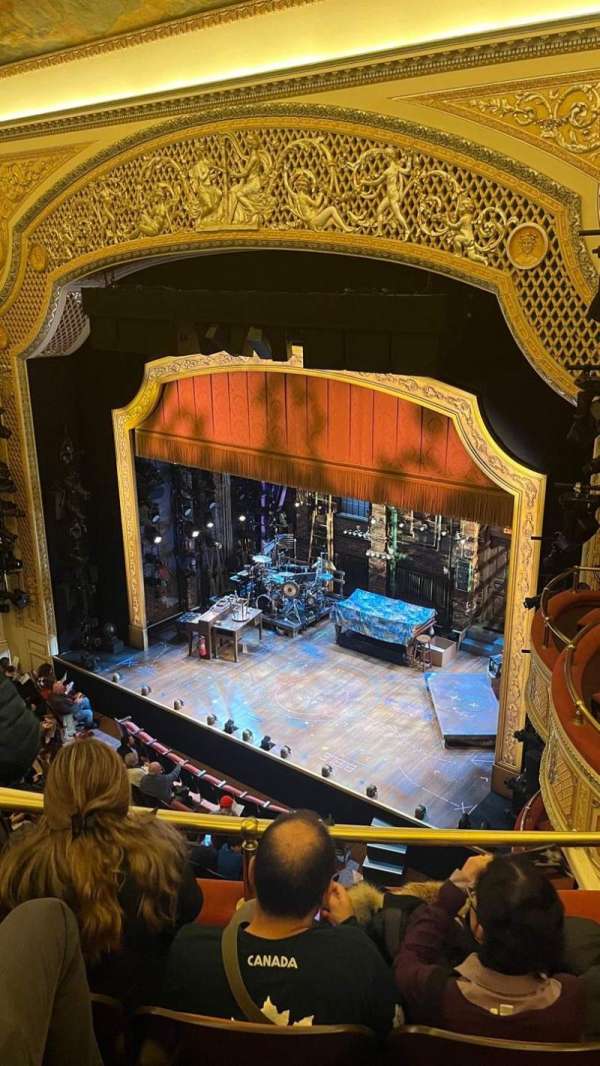 James Earl Jones Theatre, section: Balcony R, row: C, seat: 20