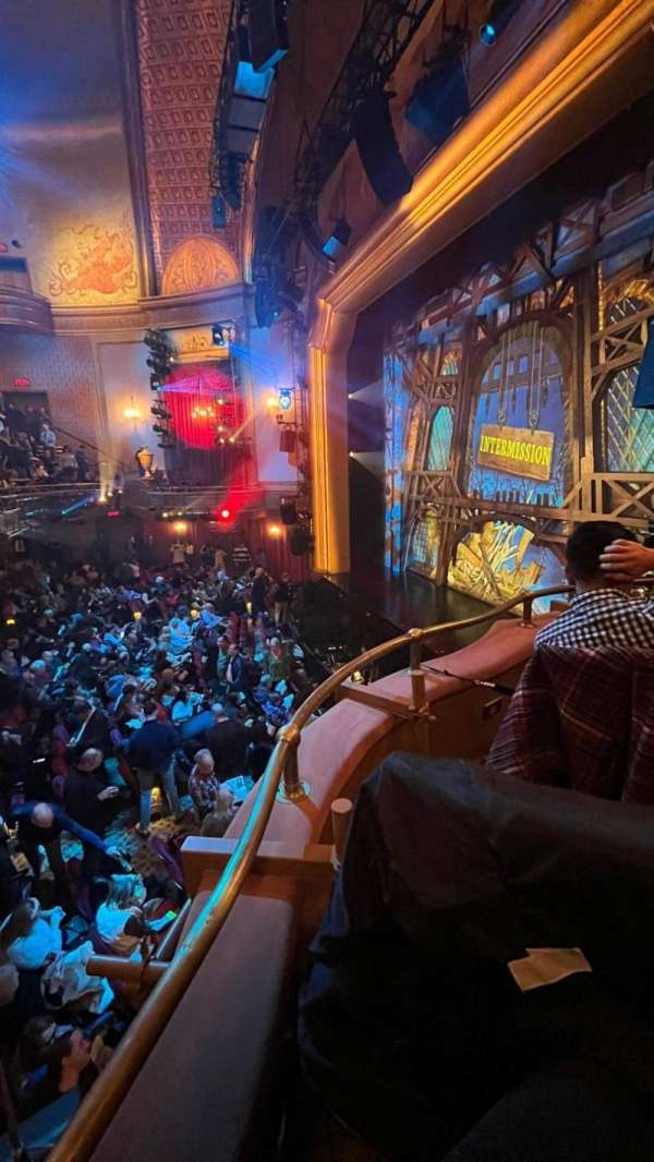St. James Theatre, section: Mezzanine Box R, row: A, seat: 5