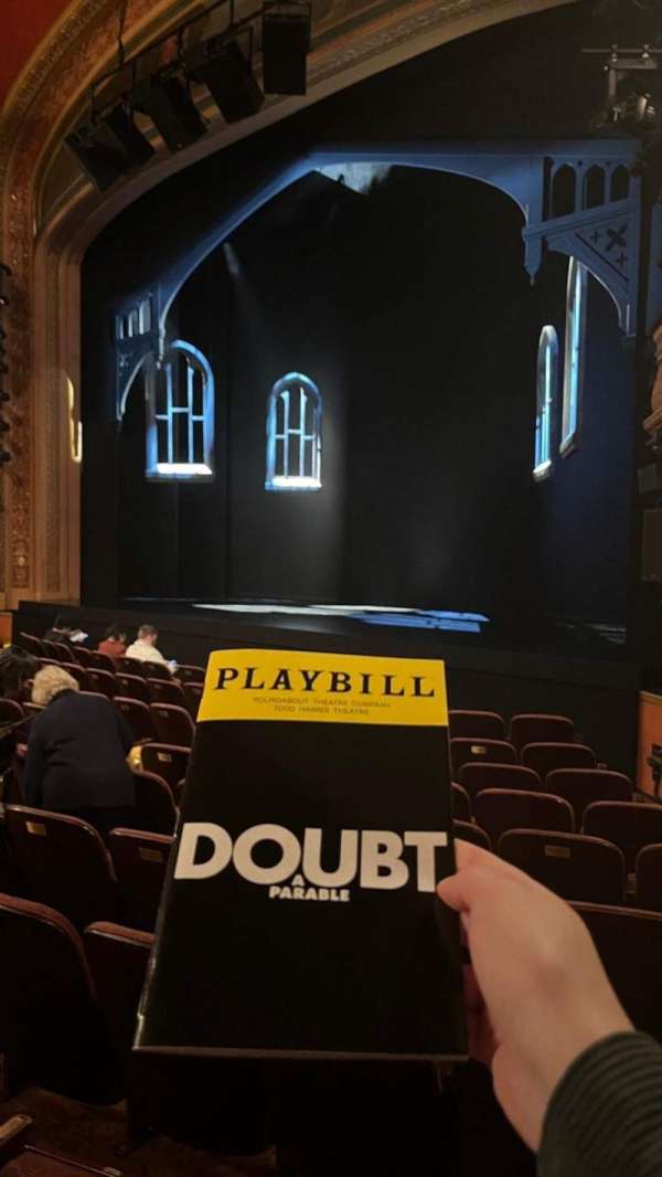 Todd Haimes Theatre, section: Orchestra R, row: K, seat: 24