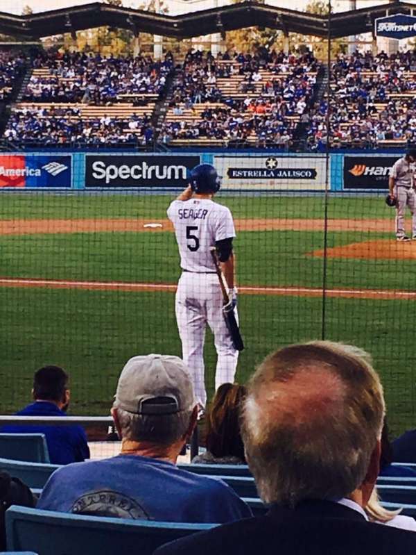 Dodger Stadium, section: 7FD, row: B, seat: 4