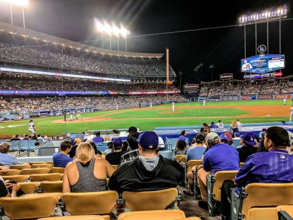 Dodger Stadium, section: 16FD, row: J, seat: 8