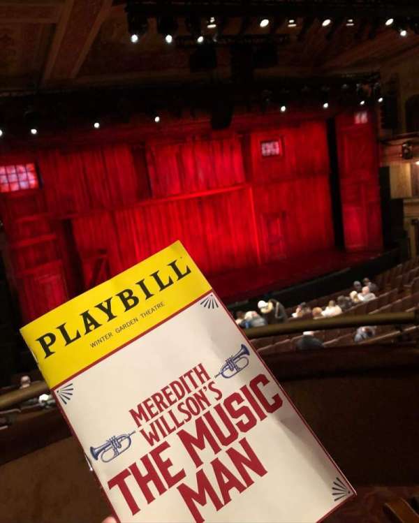 Winter Garden Theatre, section: Mezzanine LC, row: B, seat: 17