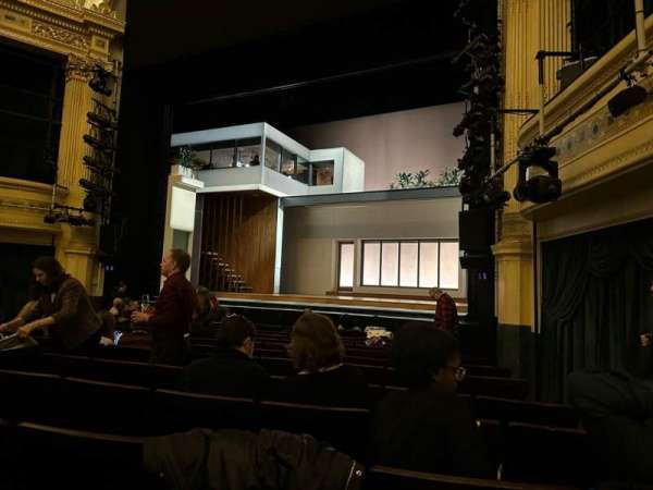 Hudson Theatre, section: Orchestra R, row: M, seat: 2