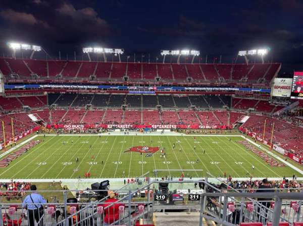 Raymond James Stadium, section: 310, row: E, seat: 24