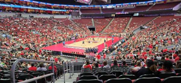 KFC Yum! Center, section: 119, row: Z, seat: 25