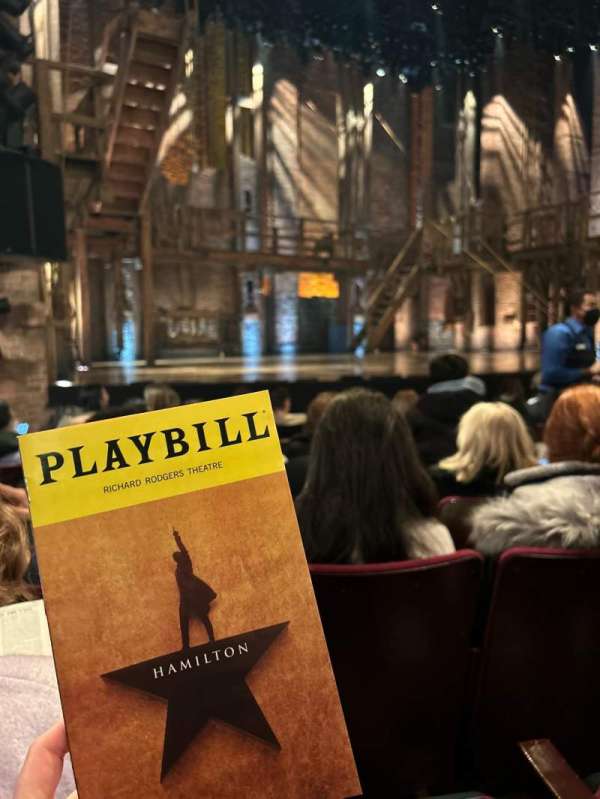 Richard Rodgers Theatre, section: Orchestra L, row: G, seat: 13