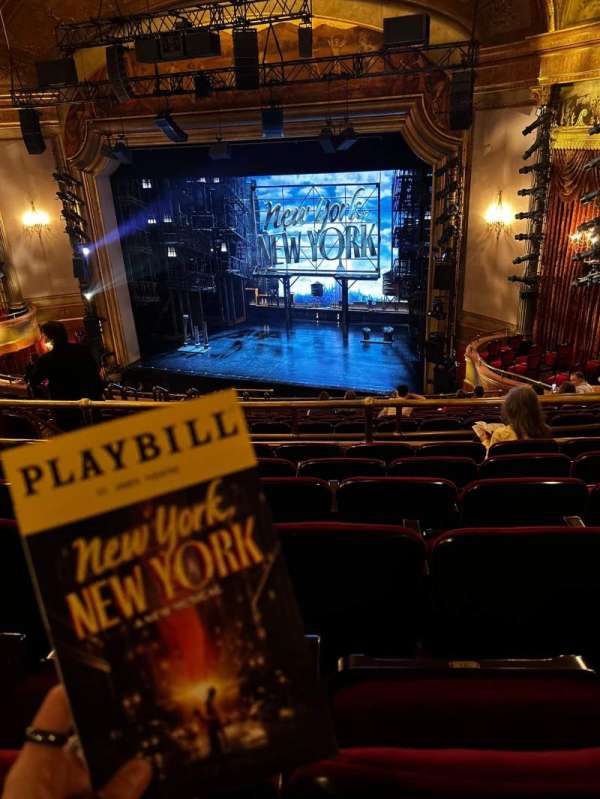 St. James Theatre, section: Mezzanine R, row: O, seat: 20