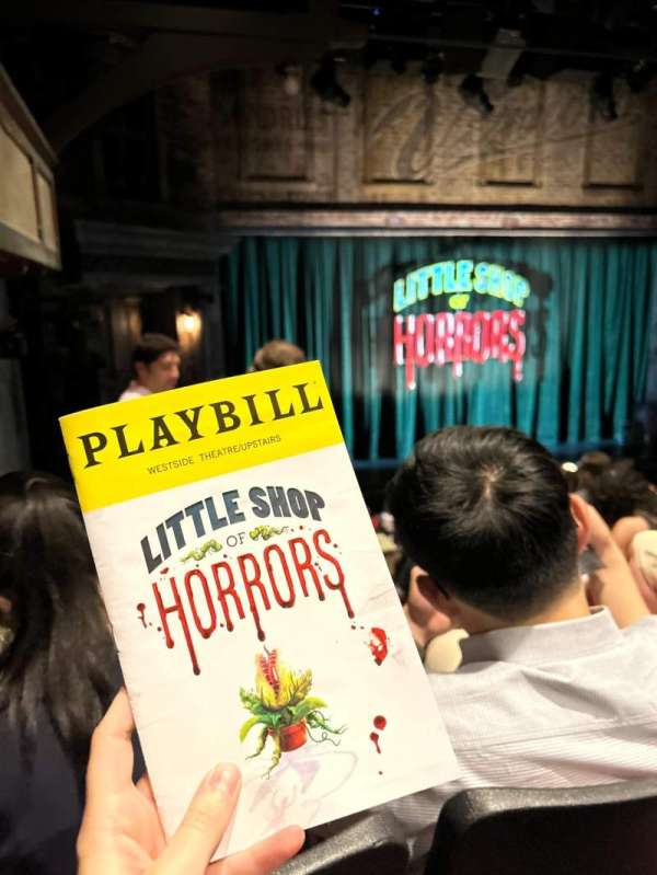 Westside Theatre Upstairs, section: Orchestra L, row: K, seat: 3