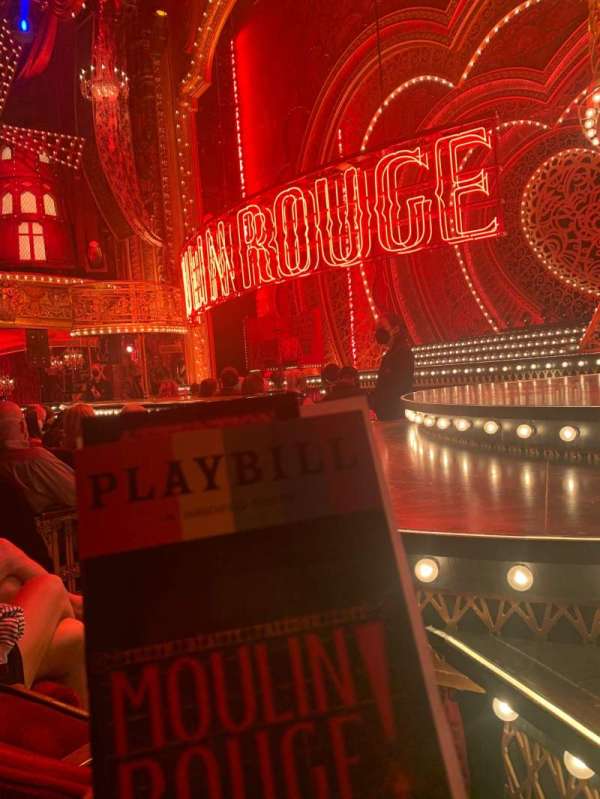 Al Hirschfeld Theatre, section: Orchestra R, row: F, seat: 12