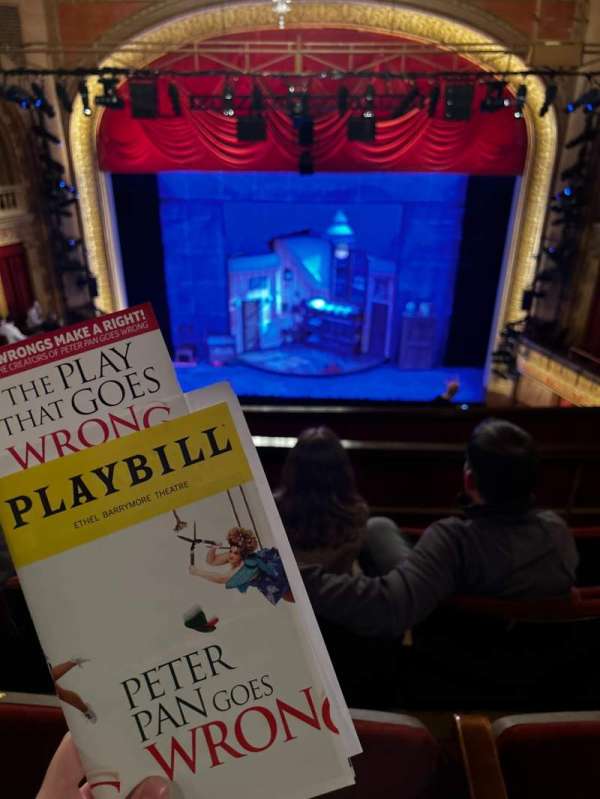 Barrymore Theatre, section: Rear Mezzanine C, row: D, seat: 109