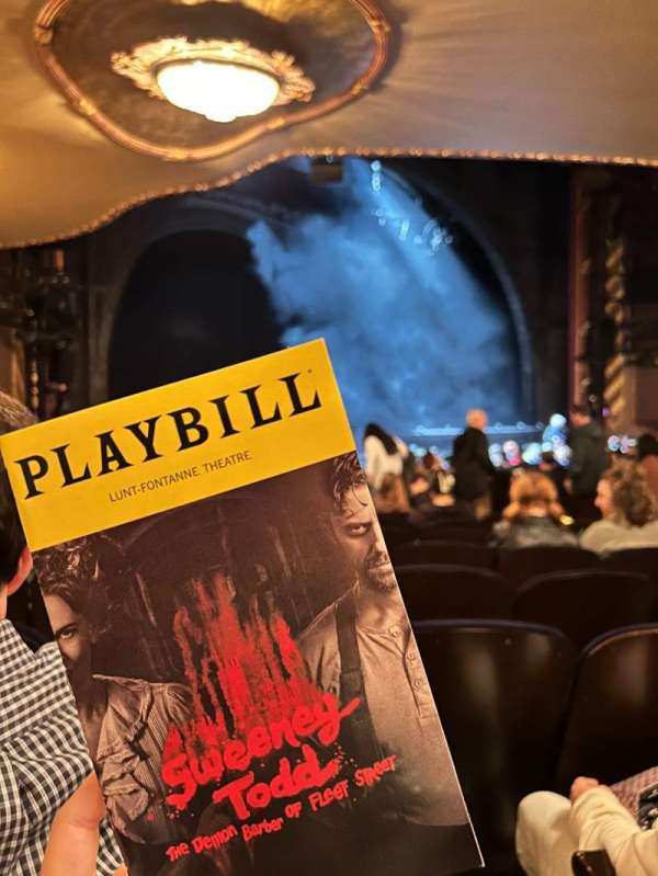 Lunt-Fontanne Theatre, section: Orchestra L, row: S, seat: 17