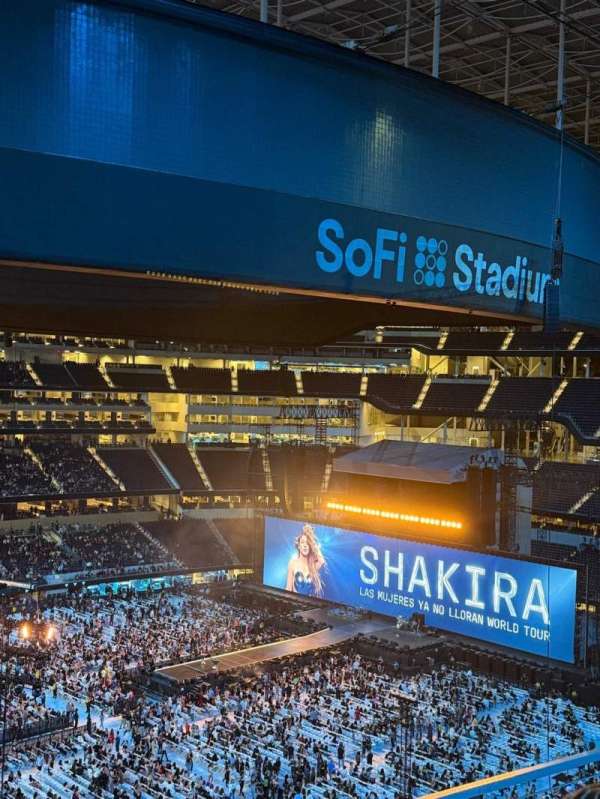 SoFi Stadium, section: 344, row: 2, seat: 7