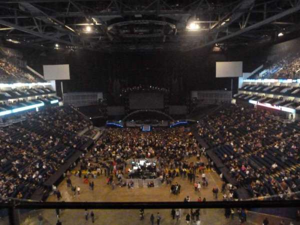 The O2, London, section: 412, row: A, seat: 724