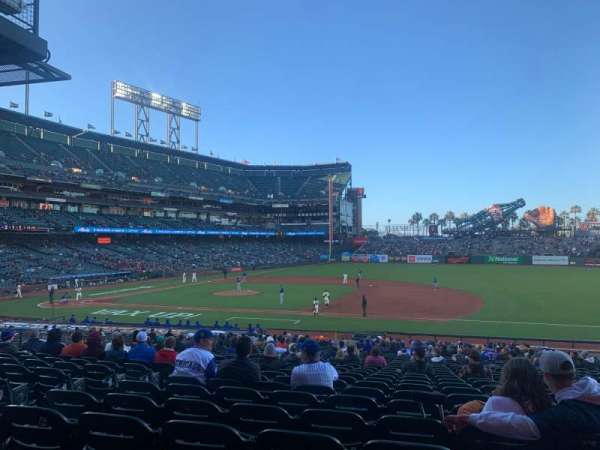 Oracle Park, section: 106, row: 32, seat: 11