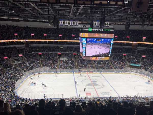 Enterprise Center, section: 304, row: L, seat: 11