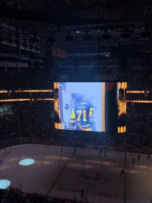 PPG Paints Arena, section: 202, row: K, seat: 1