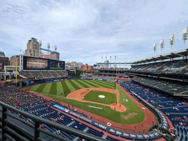 Progressive Field, section: 458, row: A, seat: 16