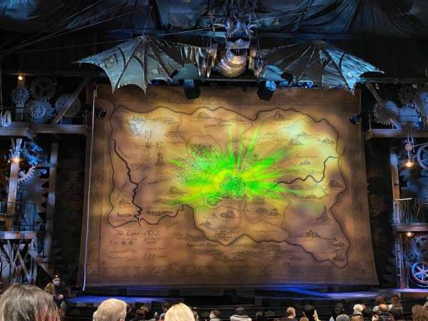 Gershwin Theatre, section: Orchestra C, row: M, seat: 105