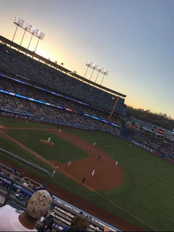 Dodger Stadium, section: 28RS, row: D, seat: 1 2 3