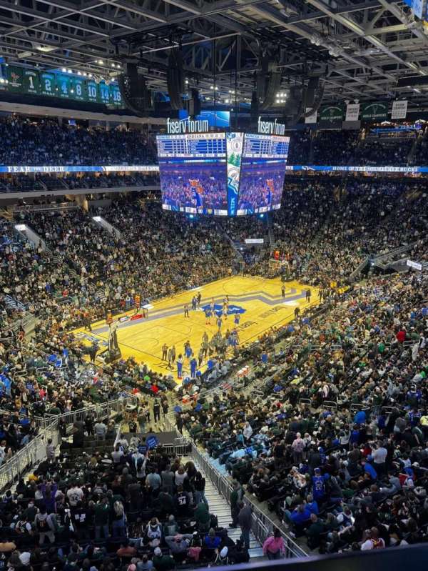 Fiserv Forum, section: 224, row: 1, seat: 11