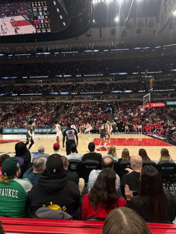 United Center, section: 111, row: 2, seat: 2
