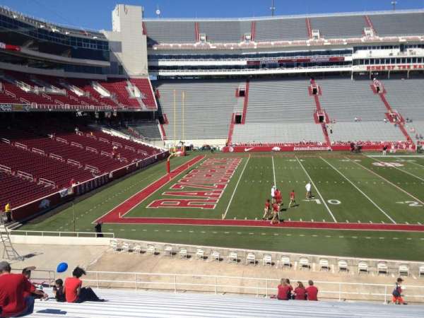 Razorback Stadium, section: E125, row: 22, seat: 20