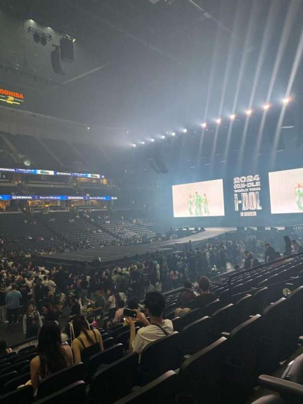 Honda Center, section: 224, row: M, seat: 8