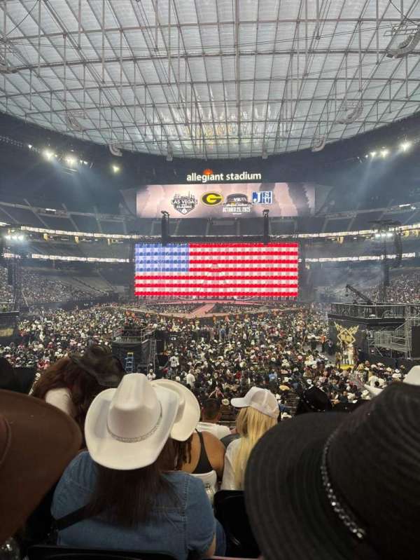 Allegiant Stadium, section: 144, row: 15, seat: 25
