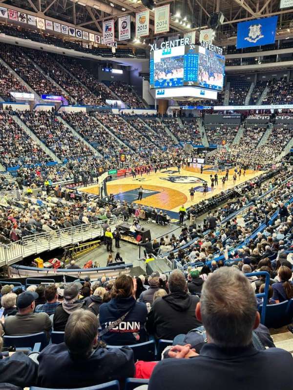 PeoplesBank Arena, section: 107, row: V, seat: 16