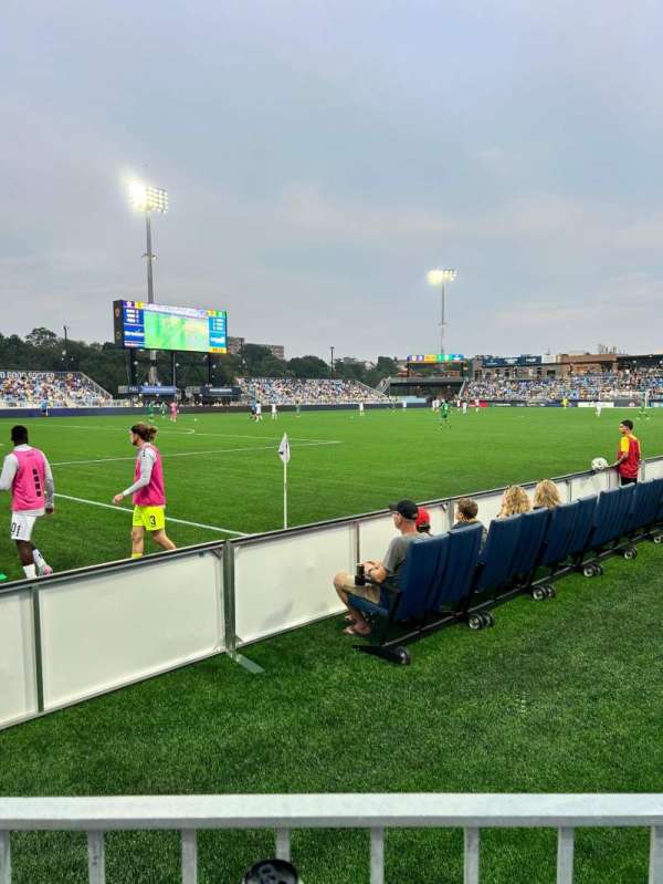 Centreville Bank Stadium, section: 100, row: A, seat: 3