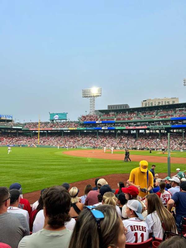 Fenway Park, section: Field Box 82, row: L, seat: 4