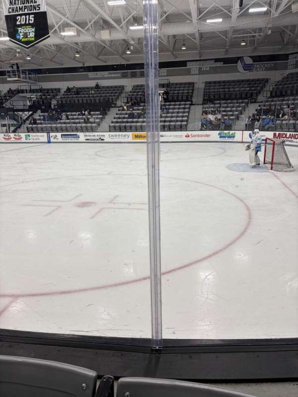 Schneider Arena, section: 122, row: BB, seat: 4