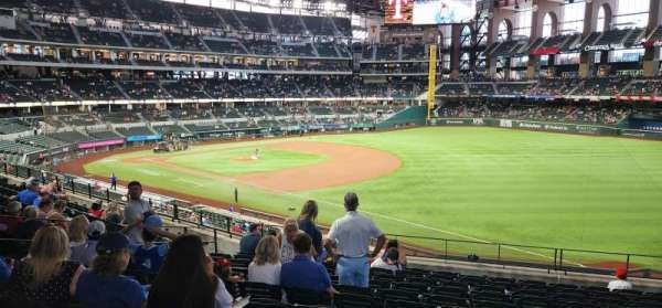 Globe Life Field, section: 124, row: 11, seat: 12