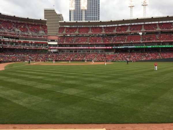 Great American Ball Park, section: 140, row: A, seat: 1