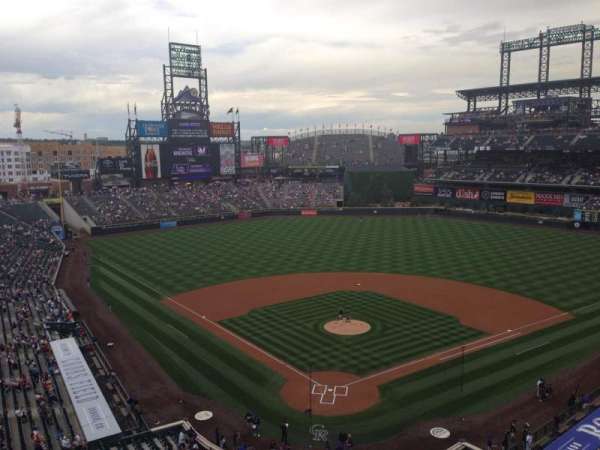 Coors Field, section: L330, row: 2, seat: 4