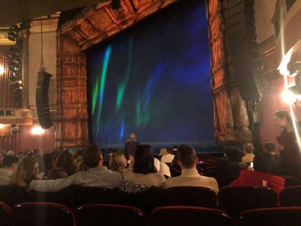 St. James Theatre, section: Orchestra R, row: L, seat: 24