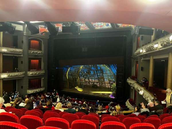Princess of Wales Theatre, section: Dress Circle Front, row: G, seat: 12