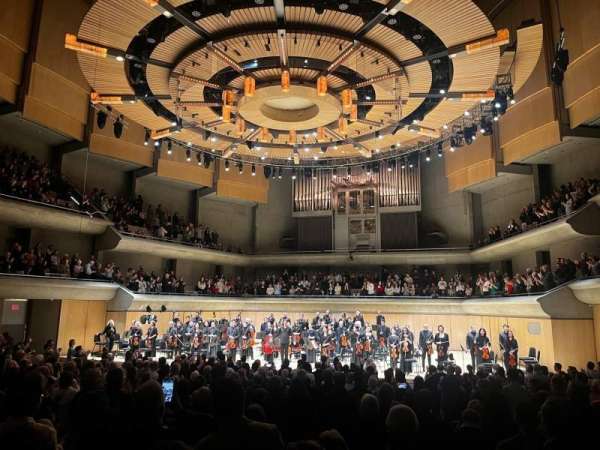 Roy Thomson Hall, section: Orchestra, row: P, seat: 38