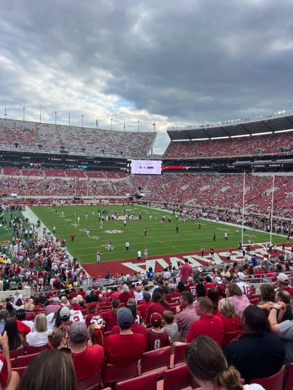 Bryant-Denny Stadium, section: N-7, row: 43, seat: 19