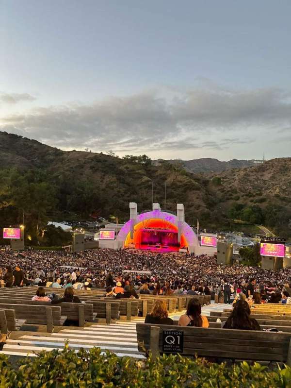 Hollywood Bowl, section: V1, row: 1, seat: 19