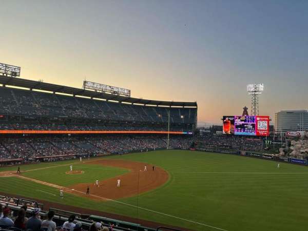 Angel Stadium, section: 341, row: A, seat: 1