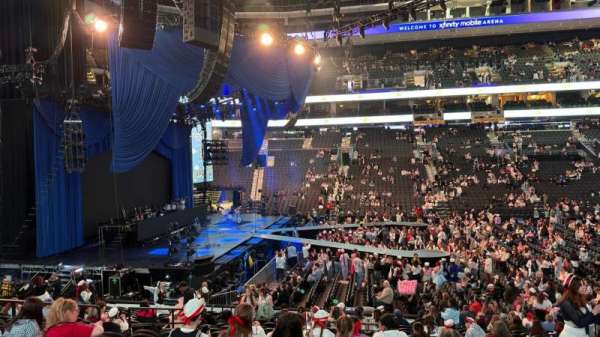 Xfinity Mobile Arena, section: 124, row: 19, seat: 8