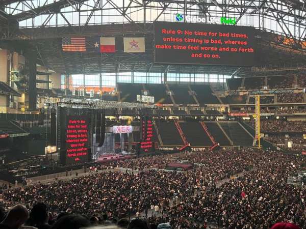 Globe Life Field, section: 104, row: 15, seat: 15